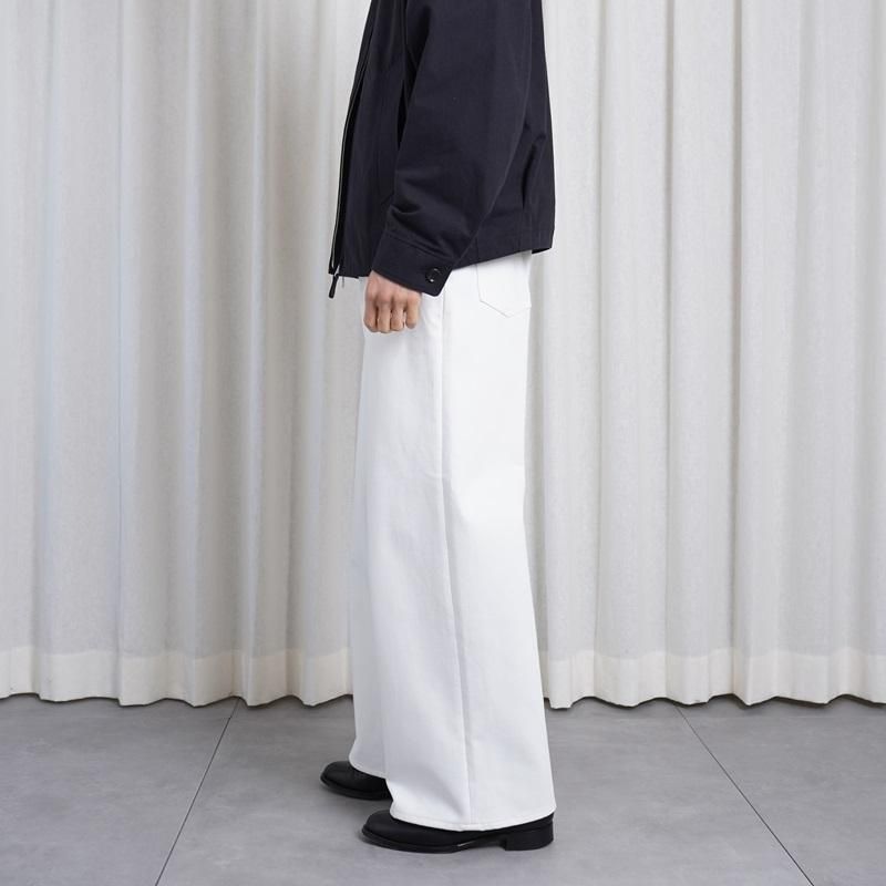 25S/S BISOWN ӥ BISOWN WIDE DENIM / WHITE RIGID
