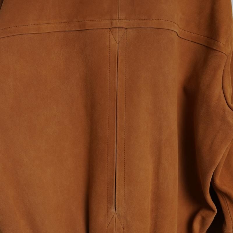 25S/SۡAURALEE ꡼ LAMB SUEDE ZIP BLOUSON / CAMEL
