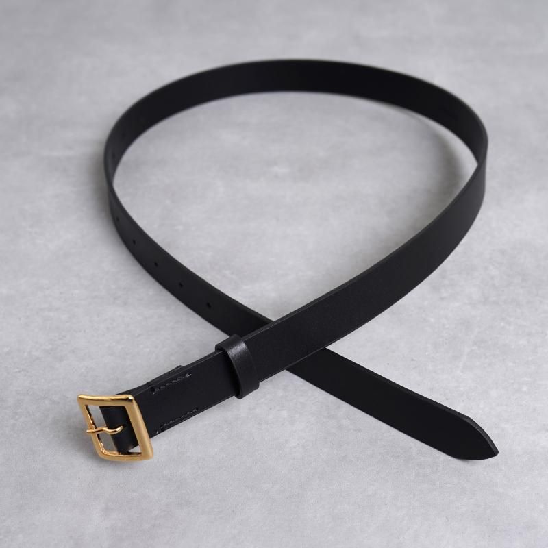 25S/SۡAURALEE ꡼ SQUARE BUCKLE BELT / 2COLOR