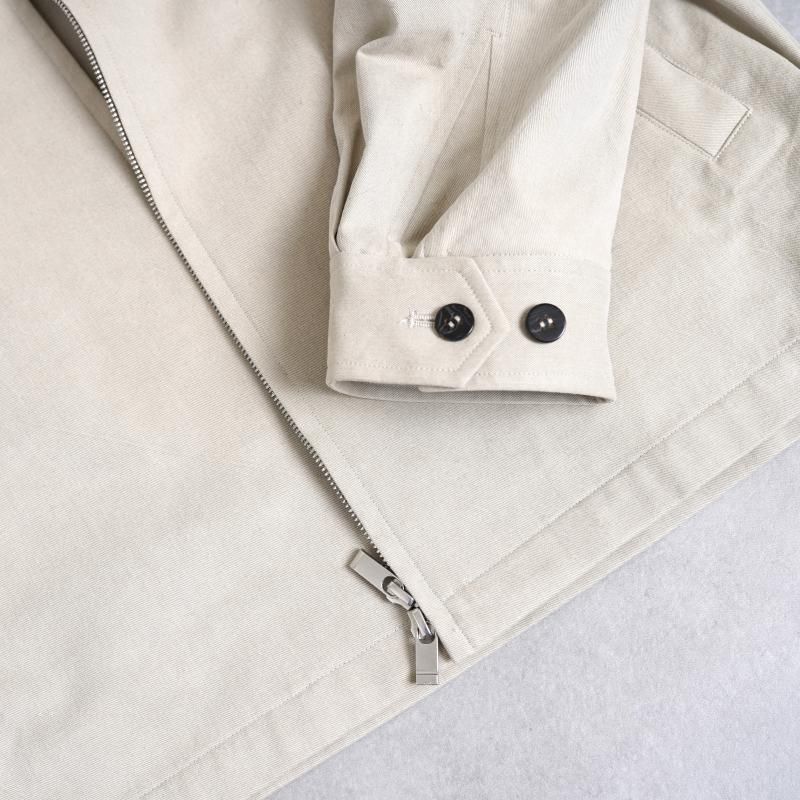25S/SۡCale   NIDOM CHINO BLOUSON / IVORY