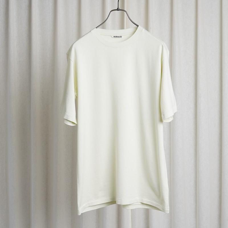 25S/SۡAURALEE ꡼LUSTER PLAITING TEE / IVORY PISTACHIO