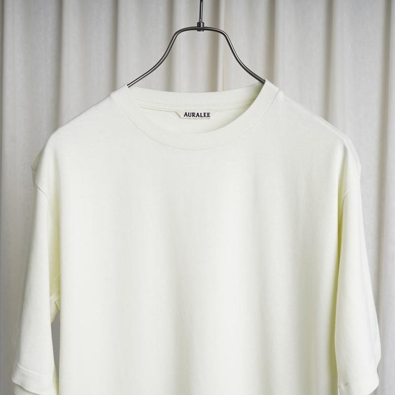 25S/SۡAURALEE ꡼LUSTER PLAITING TEE / IVORY PISTACHIO