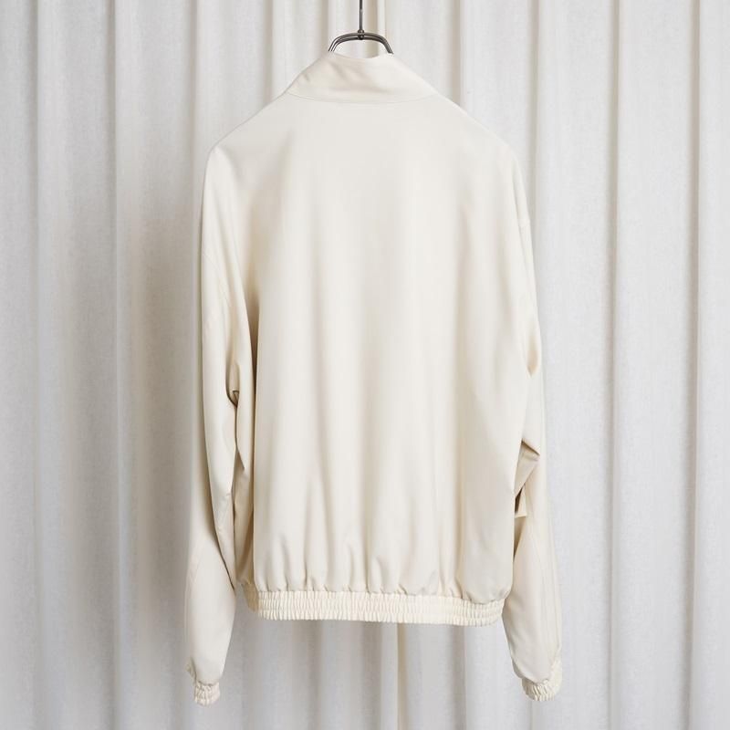 25S/SۡAURALEE ꡼ SUPER FINE TROPICAL WOOL ZIP BLOUSON / IVORY

