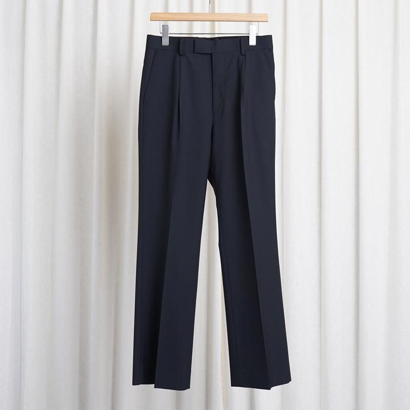 【25S/S】【AURALEE オーラリー】 SUPER FINE TROPICAL WOOL SLACKS / TOP DARK NAVY