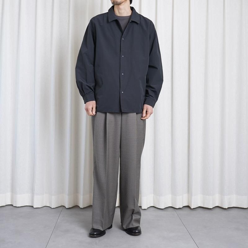 YAECA 䥨 COMFORT SHIRT WIDE SQUARE / D.NAVY