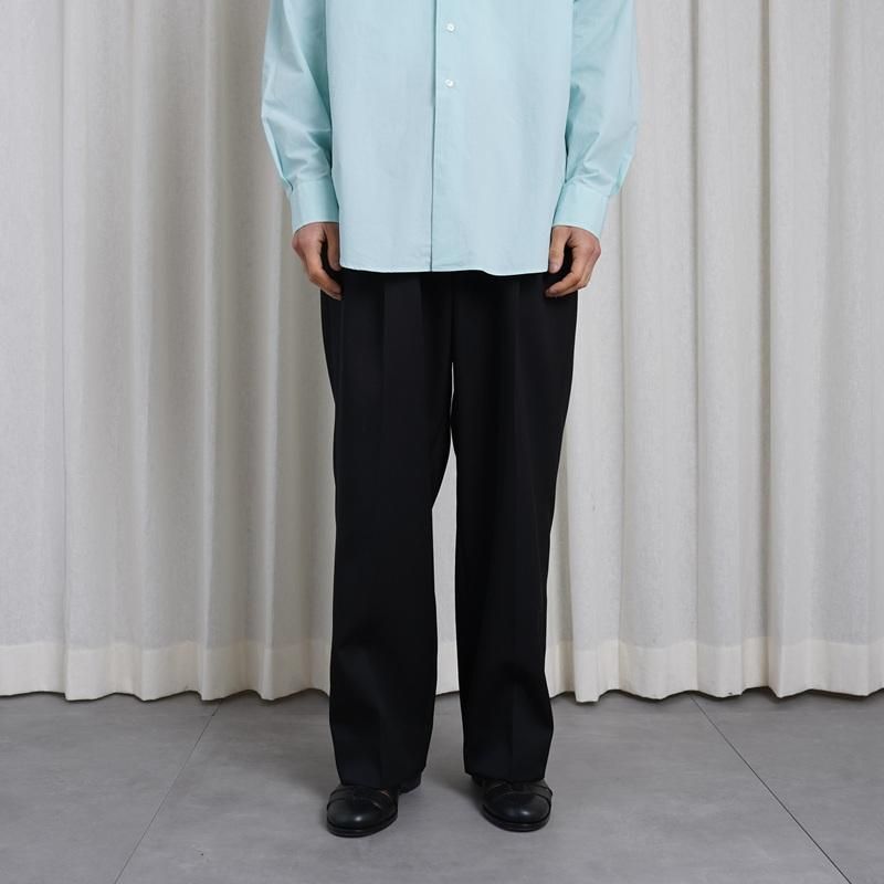 25S/SۡTHE RERACS 饯 THE EASY SLACKS WIDE / BLACK
