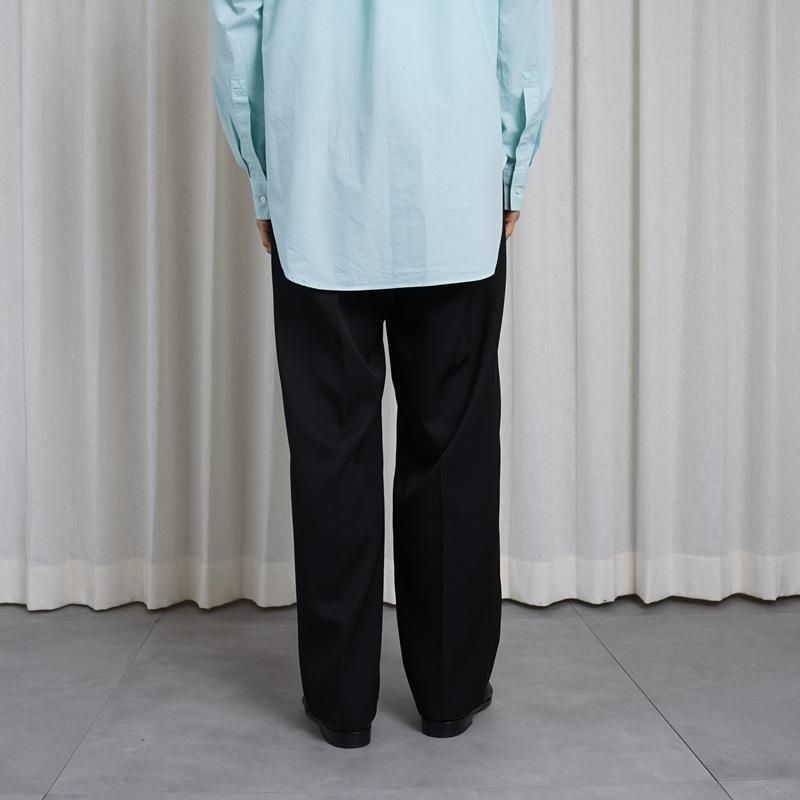 25S/SۡTHE RERACS 饯 THE EASY SLACKS WIDE / BLACK
