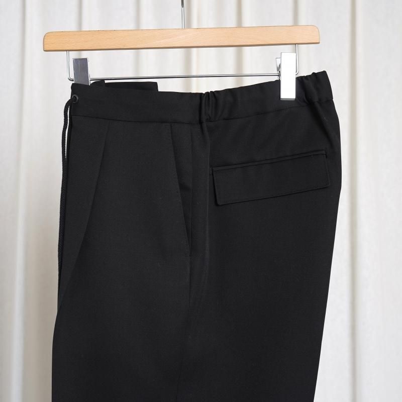 25S/SۡTHE RERACS 饯 THE EASY SLACKS WIDE / BLACK
