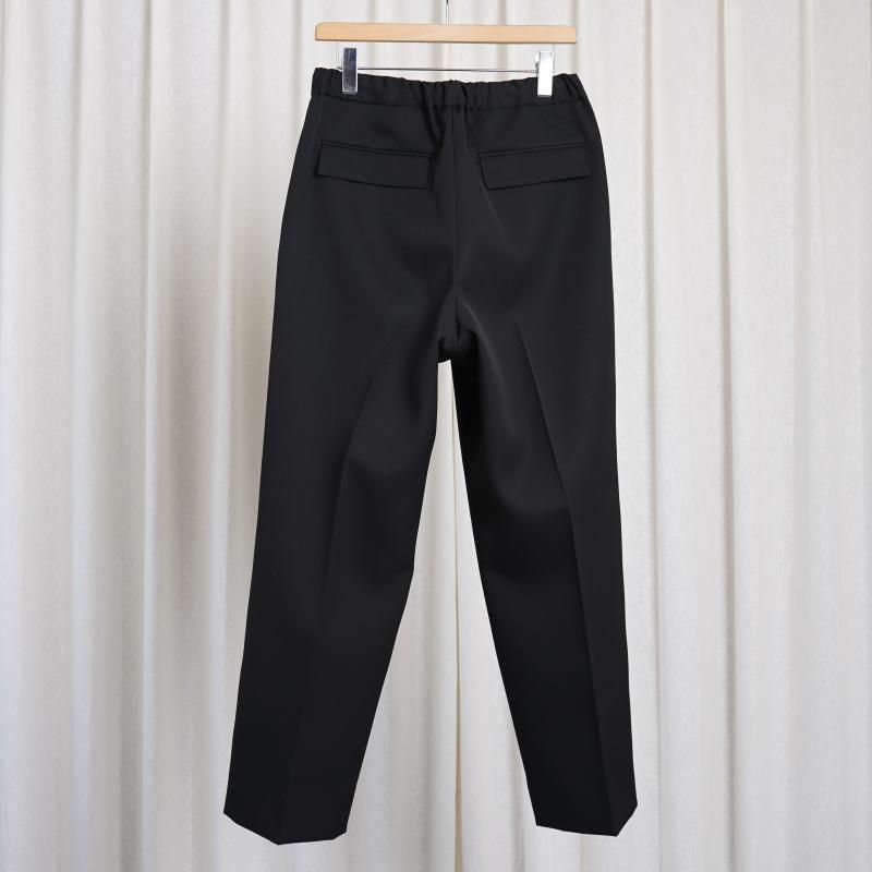 25S/SۡTHE RERACS 饯 THE EASY SLACKS WIDE / BLACK
