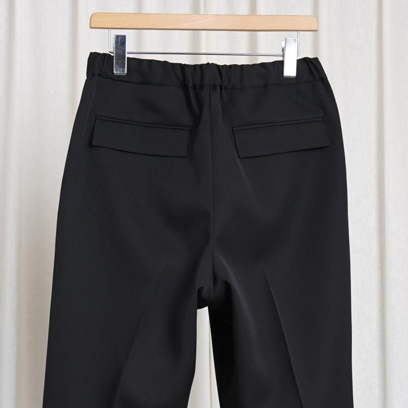25S/SۡTHE RERACS 饯 THE EASY SLACKS WIDE / BLACK
