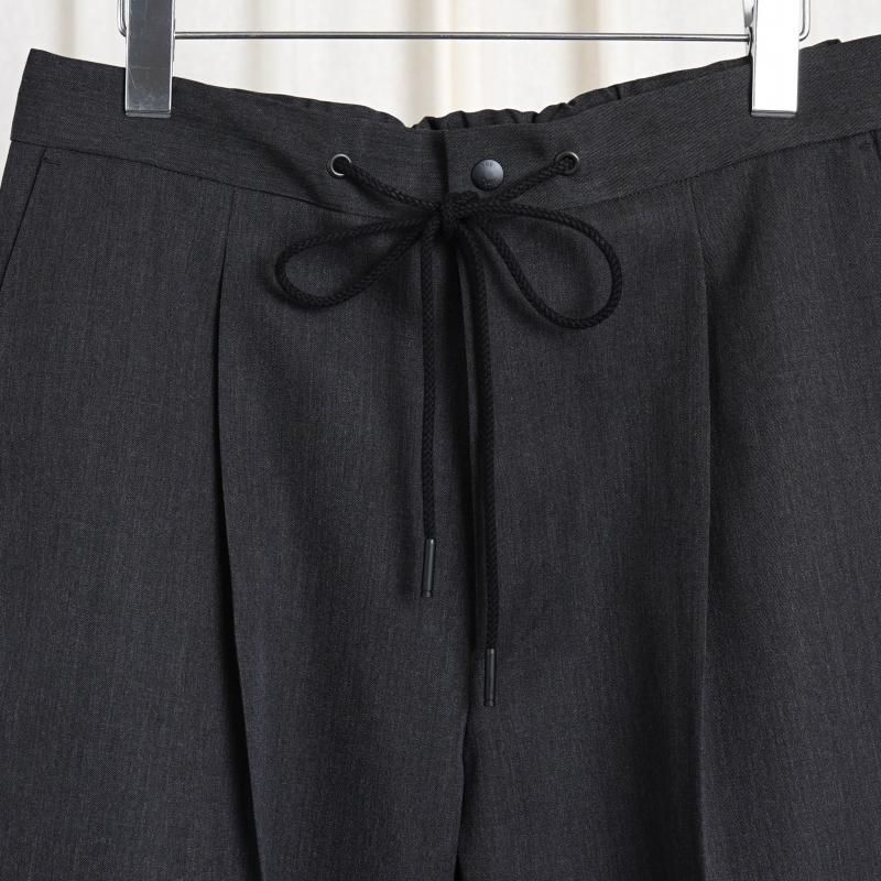 25S/SۡTHE RERACS 饯 THE EASY SLACKS WIDE / TOP GRAY
