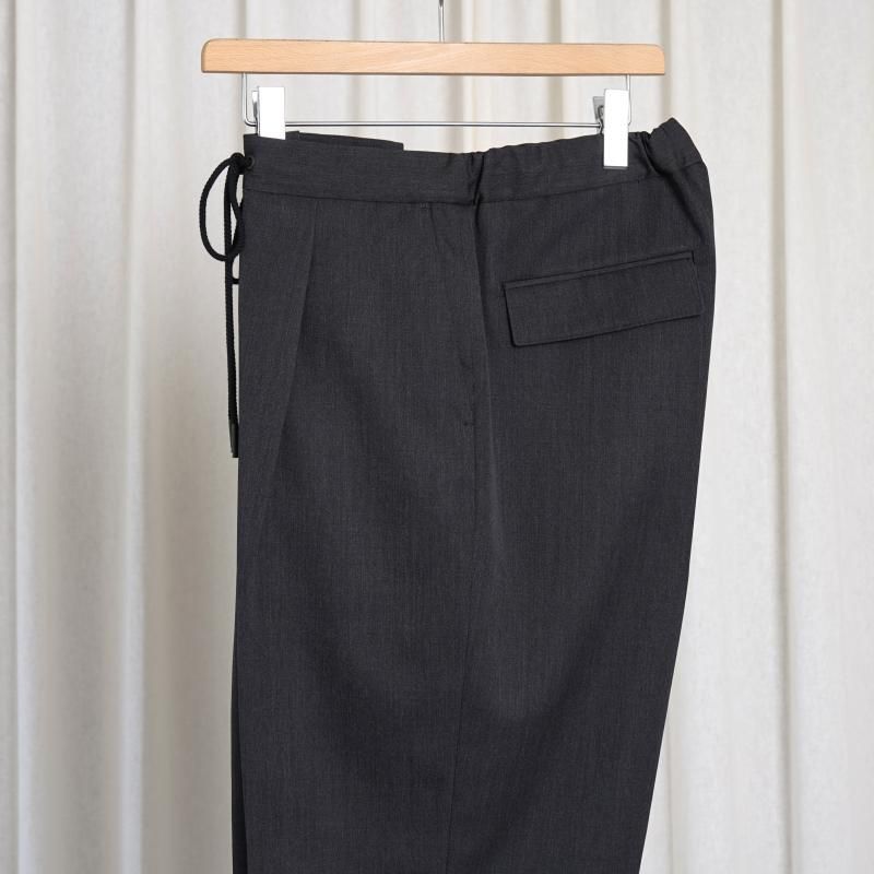25S/SۡTHE RERACS 饯 THE EASY SLACKS WIDE / TOP GRAY
