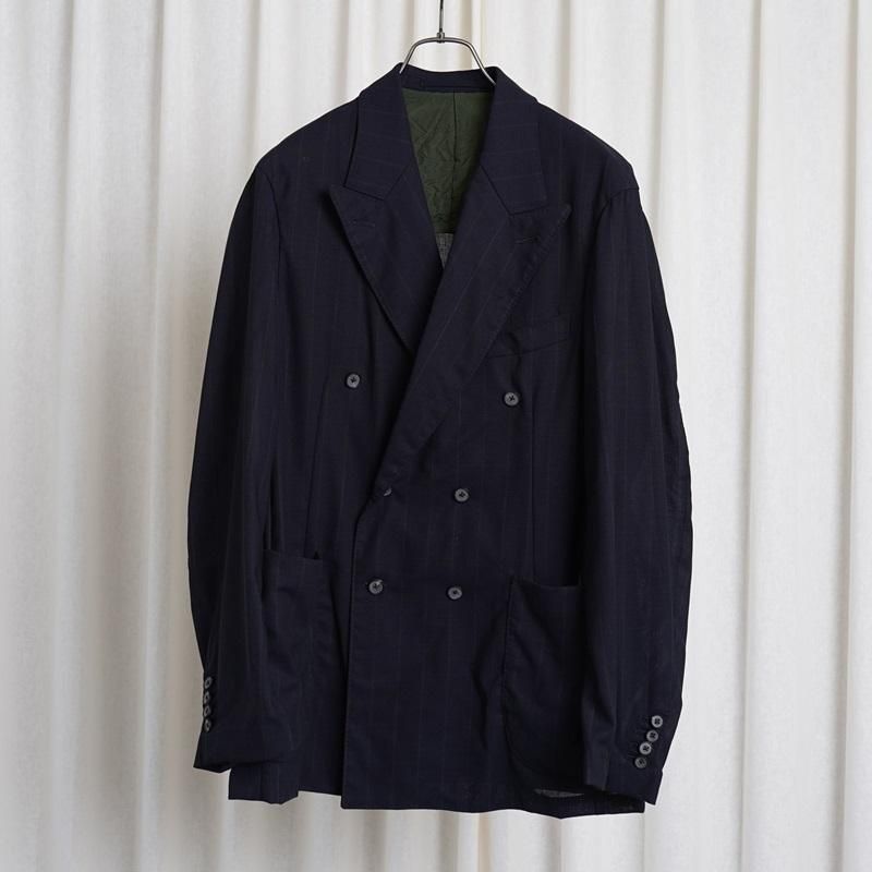 【25S/S】【MAATEE&SONS マーティーアンドサンズ】 UNCON WASHED JK / NVYSTRIPE