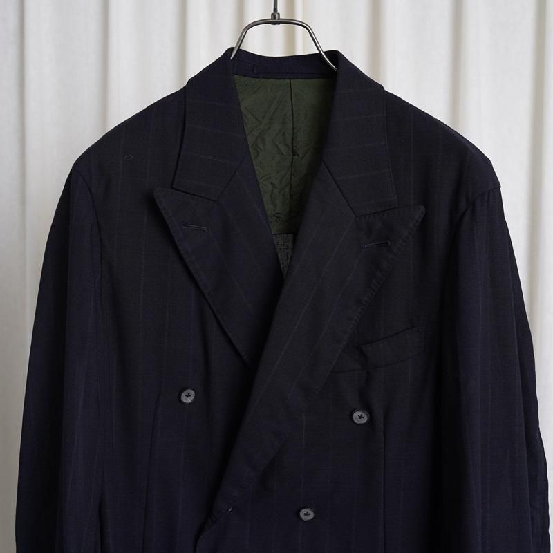 25S/SۡMAATEESONS ޡƥɥ󥺡 UNCON WASHED JK / NVYSTRIPE 
