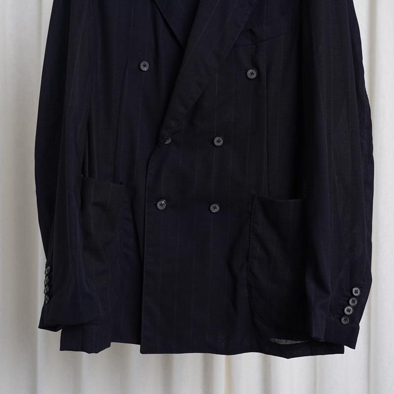 25S/SۡMAATEESONS ޡƥɥ󥺡 UNCON WASHED JK / NVYSTRIPE 