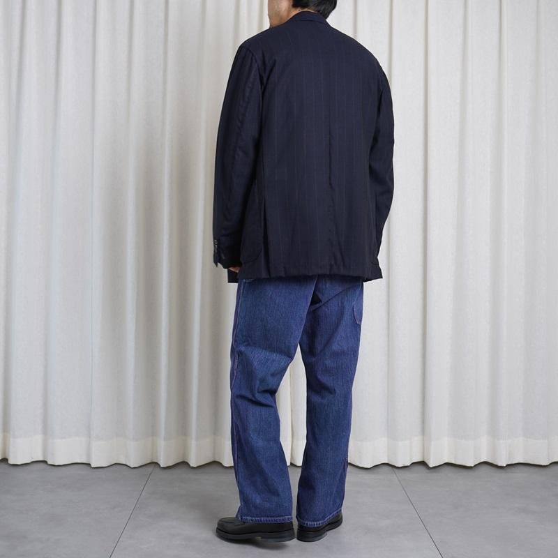 25S/SۡMAATEESONS ޡƥɥ󥺡 UNCON WASHED JK / NVYSTRIPE 