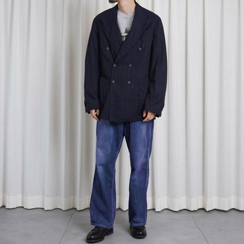 25S/SۡMAATEESONS ޡƥɥ󥺡 UNCON WASHED JK / NVYSTRIPE 