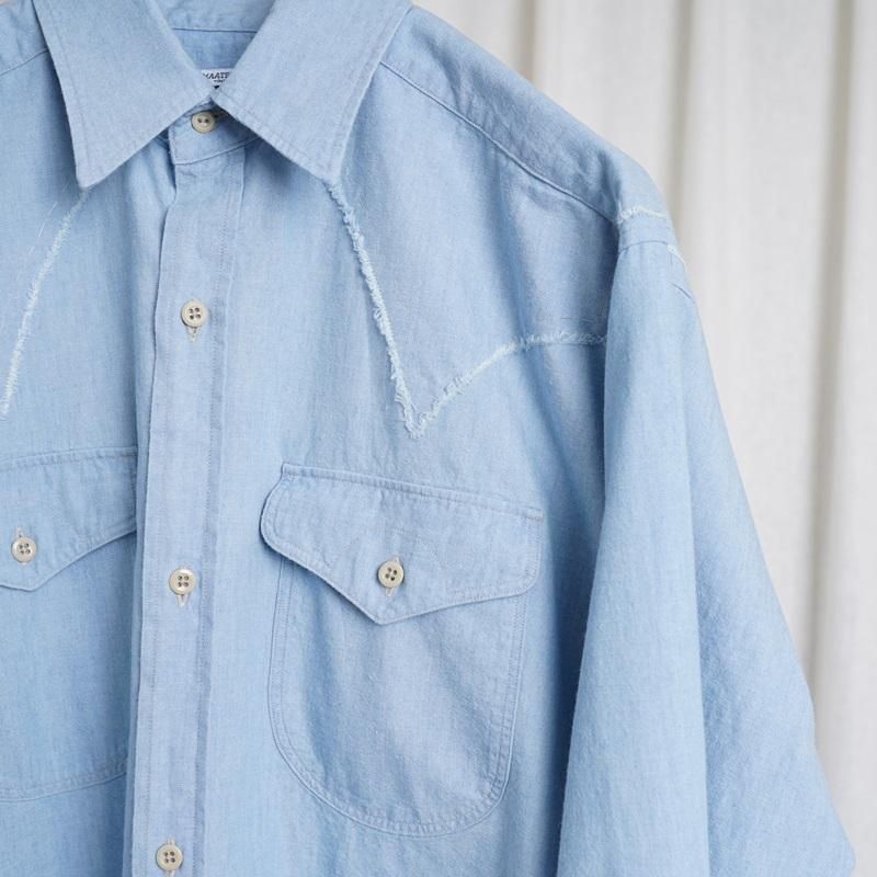 25S/SۡMAATEESONS ޡƥɥ󥺡 WESTERN LOZ SHAMBRAY / BLEACH BLUE