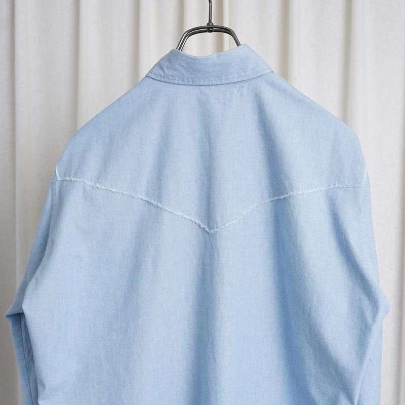 25S/SۡMAATEESONS ޡƥɥ󥺡 WESTERN LOZ SHAMBRAY / BLEACH BLUE