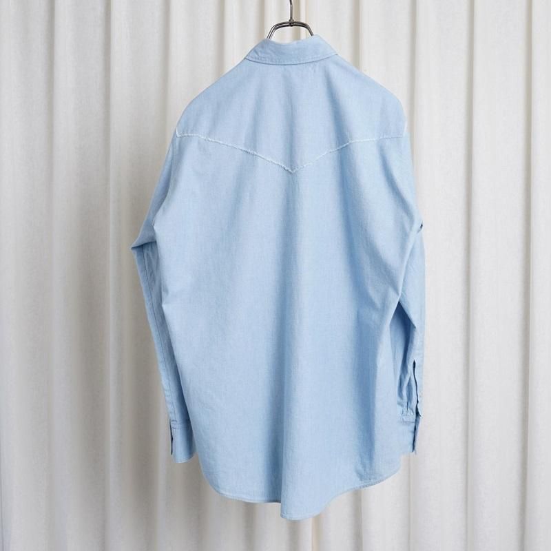 25S/SۡMAATEESONS ޡƥɥ󥺡 WESTERN LOZ SHAMBRAY / BLEACH BLUE