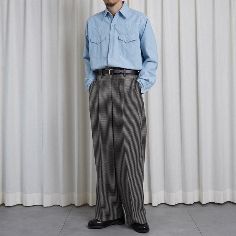 25S/SۡMAATEESONS ޡƥɥ󥺡 WESTERN LOZ SHAMBRAY / BLEACH BLUE