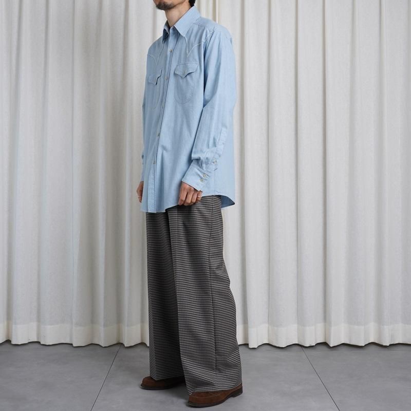 25S/SۡMAATEESONS ޡƥɥ󥺡 WESTERN LOZ SHAMBRAY / BLEACH BLUE