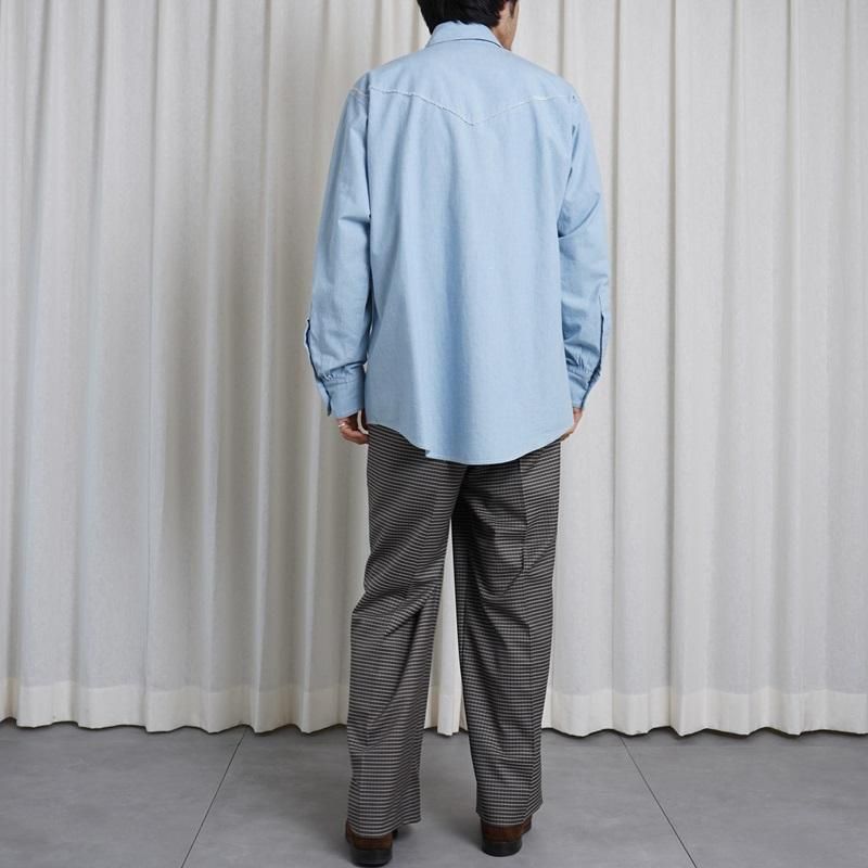 25S/SۡMAATEESONS ޡƥɥ󥺡 WESTERN LOZ SHAMBRAY / BLEACH BLUE