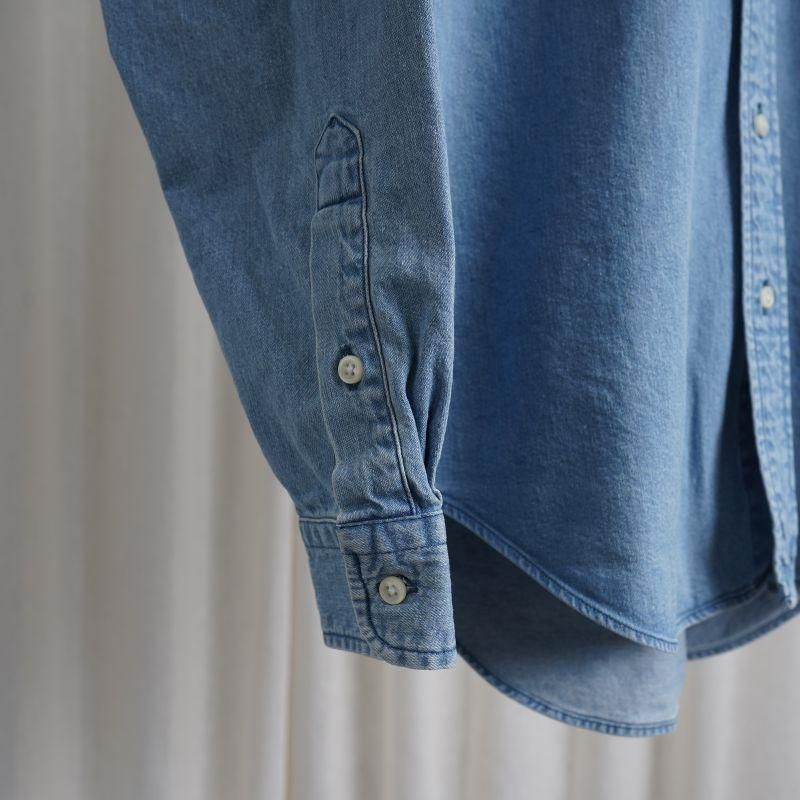 25S/SۡCIOTA  DENIM B.D SHIRT / LIGHT BLUE
