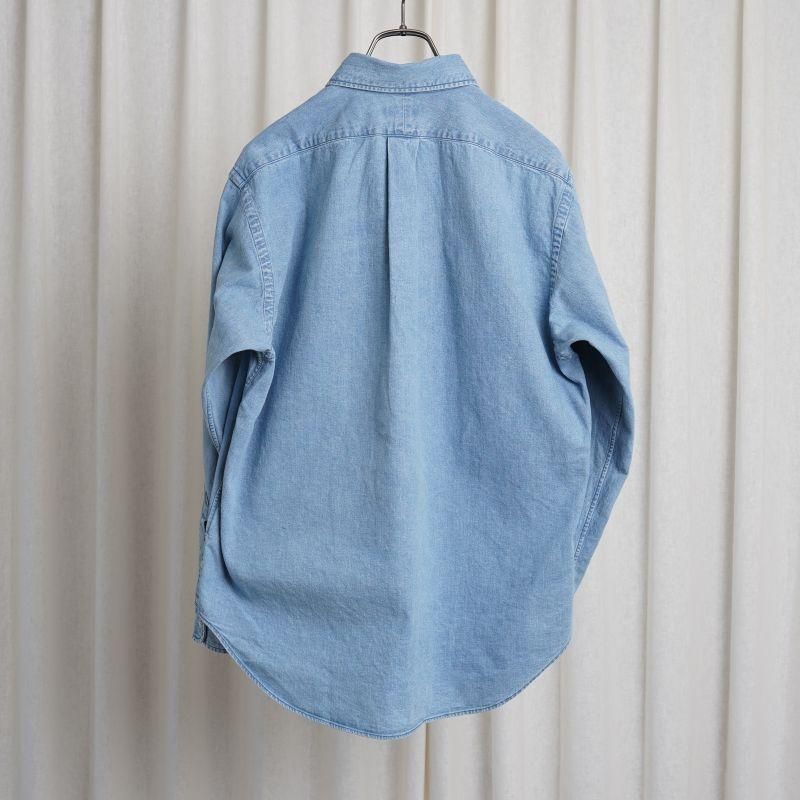 25S/SۡCIOTA  DENIM B.D SHIRT / LIGHT BLUE