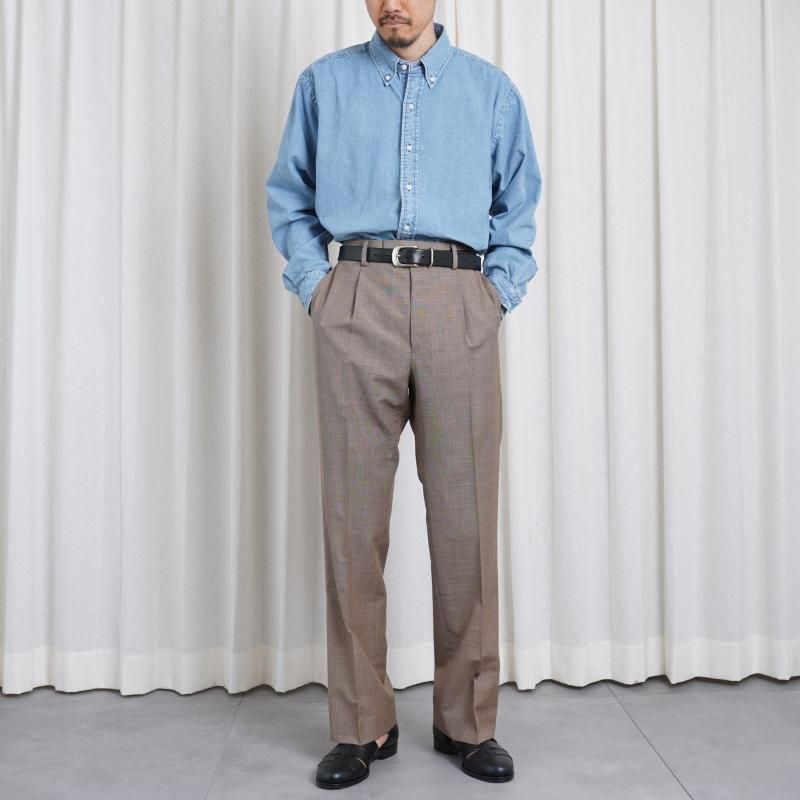 25S/SۡCIOTA  DENIM B.D SHIRT / LIGHT BLUE
