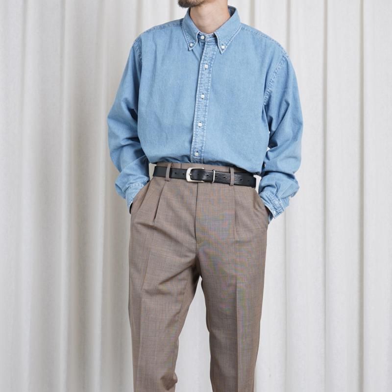 25S/SۡCIOTA  DENIM B.D SHIRT / LIGHT BLUE