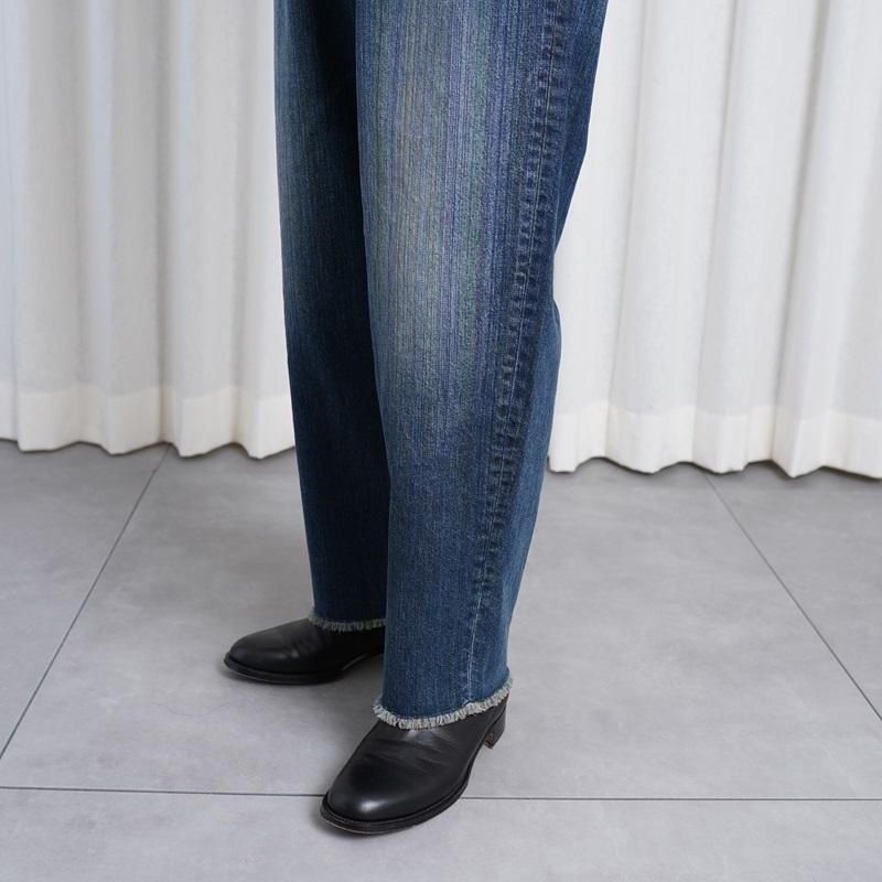 25S/Sۡparatrait ѥȥ쥤ȡ LIGHT RAINBOW NOISE DENIM PT / INDIGO