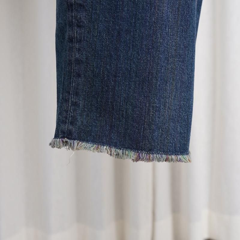 25S/Sۡparatrait ѥȥ쥤ȡ LIGHT RAINBOW NOISE DENIM PT / INDIGO
