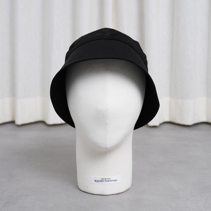 25S/SۡKIJIMA TAKAYUKI ޥ業 CUPRO POLY SATIN SAILOR HAT / BLACK