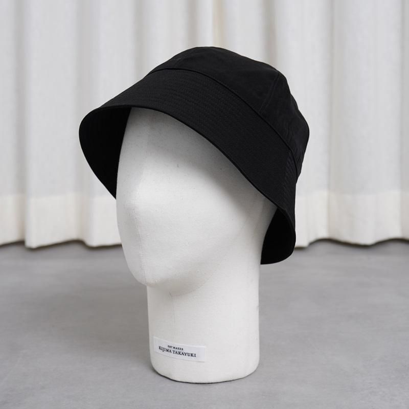 25S/SۡKIJIMA TAKAYUKI ޥ業 CUPRO POLY SATIN SAILOR HAT / BLACK