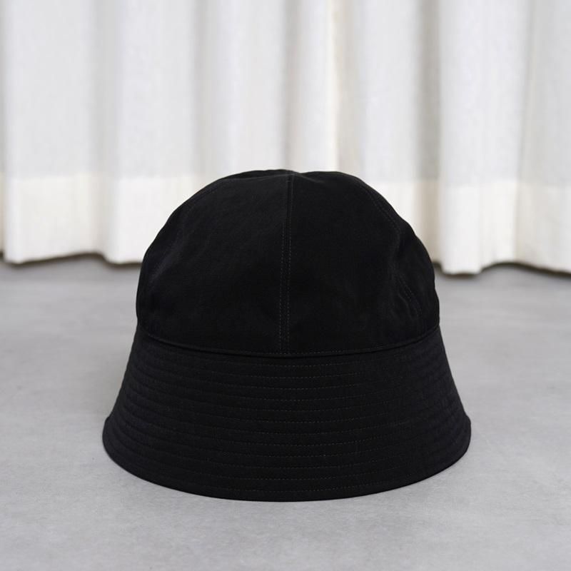 25S/SۡKIJIMA TAKAYUKI ޥ業 CUPRO POLY SATIN SAILOR HAT / BLACK