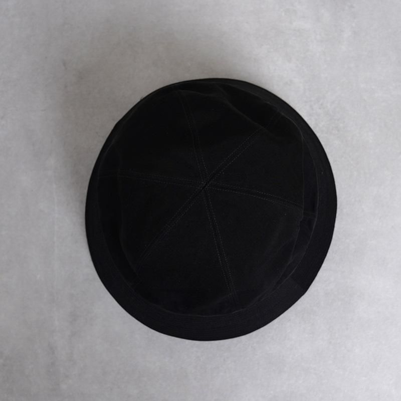 25S/SۡKIJIMA TAKAYUKI ޥ業 CUPRO POLY SATIN SAILOR HAT / BLACK