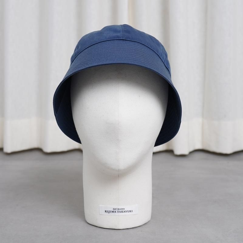 25S/SۡKIJIMA TAKAYUKI ޥ業 CUPRO POLY SATIN SAILOR HAT / INDIGO