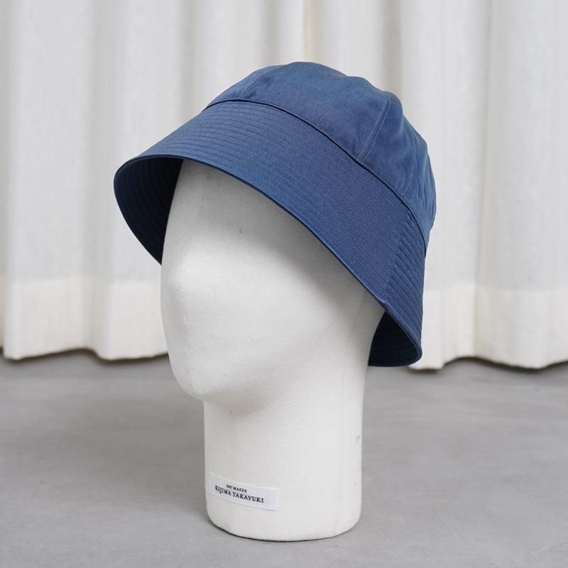 25S/SۡKIJIMA TAKAYUKI ޥ業 CUPRO POLY SATIN SAILOR HAT / INDIGO