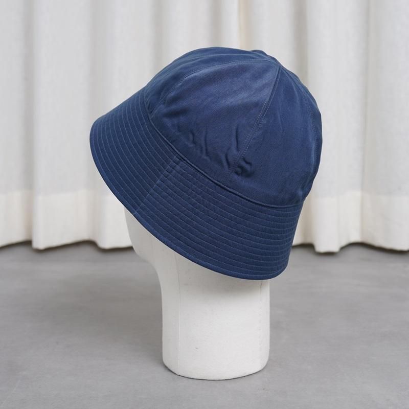 25S/SۡKIJIMA TAKAYUKI ޥ業 CUPRO POLY SATIN SAILOR HAT / INDIGO