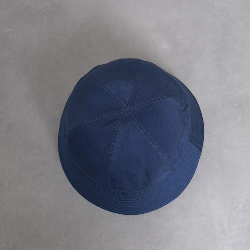 25S/SۡKIJIMA TAKAYUKI ޥ業 CUPRO POLY SATIN SAILOR HAT / INDIGO