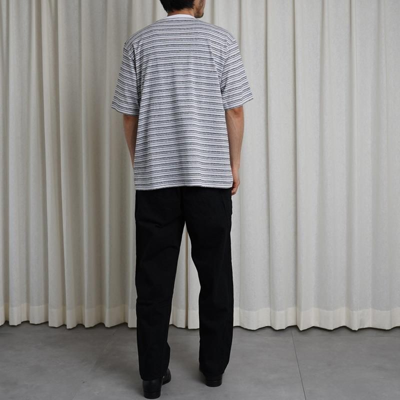 25S/SۡBATONER Хȥʡ HAND DRAWING BORDER T-SHIRT / WHITE
