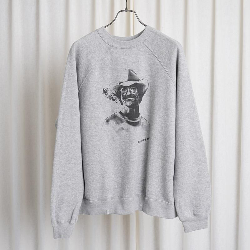 【25S/S】【MAATEE&SONS マーティーアンドサンズ】 PRINT SWEAT / 杢GRAY
