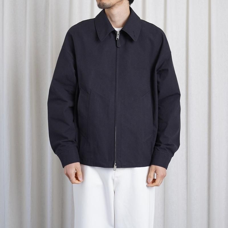 25S/SۡTHE RERACS 饯 RERACS BAL COLLER HARRINGNTON JACKET / DARK NAVY
