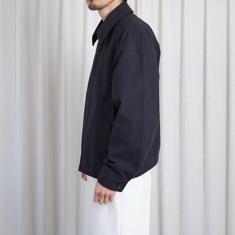 25S/SۡTHE RERACS 饯 RERACS BAL COLLER HARRINGNTON JACKET / DARK NAVY
