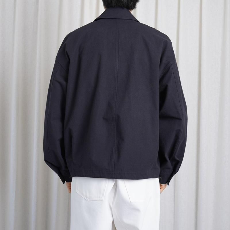 25S/SۡTHE RERACS 饯 RERACS BAL COLLER HARRINGNTON JACKET / DARK NAVY
