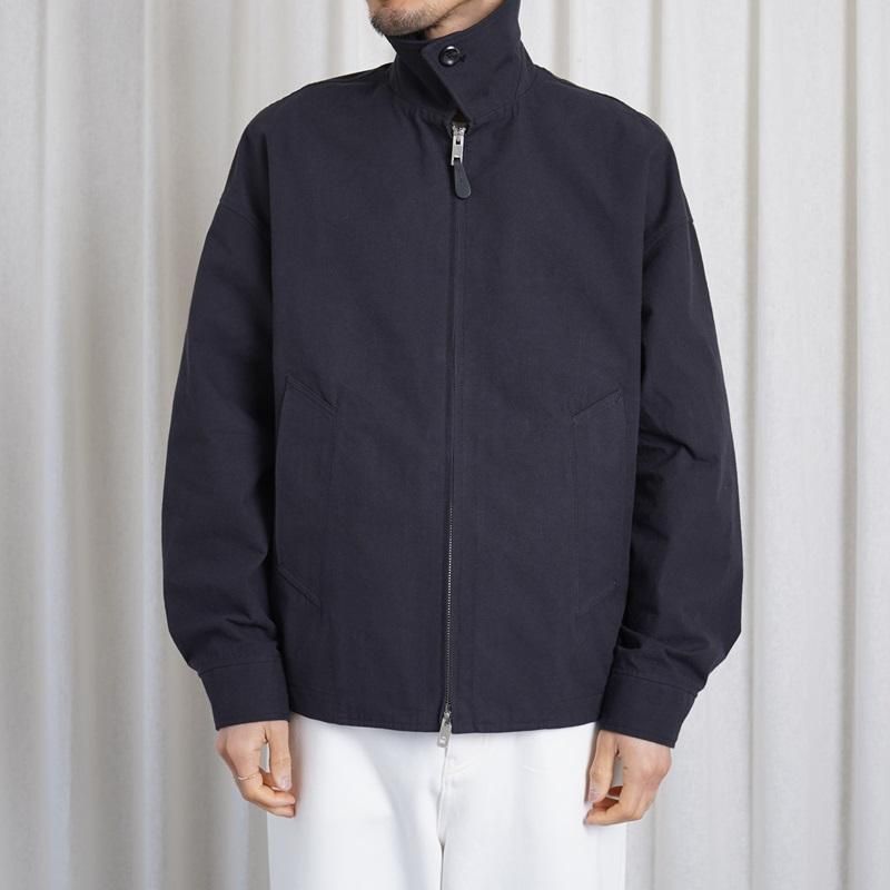 25S/SۡTHE RERACS 饯 RERACS BAL COLLER HARRINGNTON JACKET / DARK NAVY
