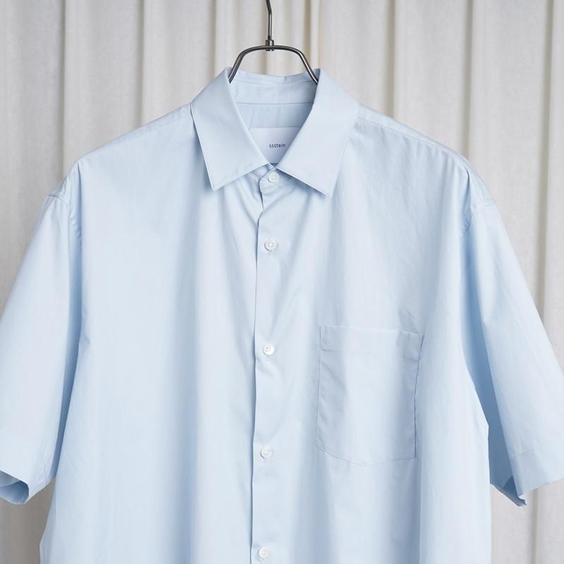 25S/Sۡssstein 奿 OVERSIZED SS SHIRT / OFF BLUE