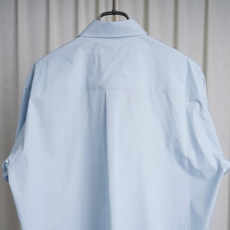 25S/Sۡssstein 奿 OVERSIZED SS SHIRT / OFF BLUE
