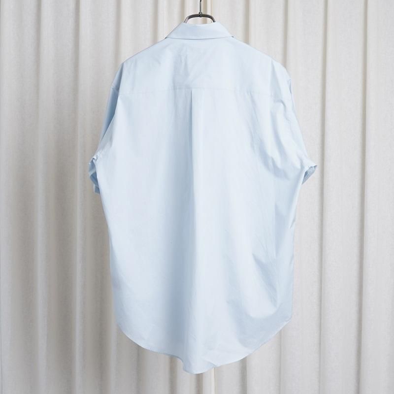 25S/Sۡssstein 奿 OVERSIZED SS SHIRT / OFF BLUE